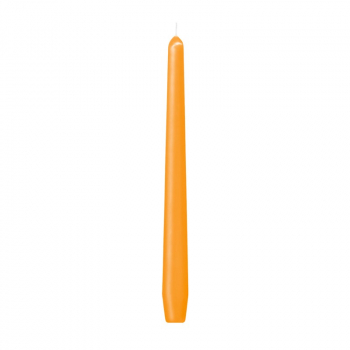Svíčka konická 245 mm oranžová