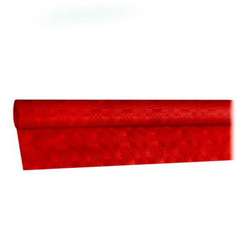 Papírový ubrus rolovaný 8x1,2m červený
