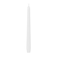Svíčka konická 245 mm bílá