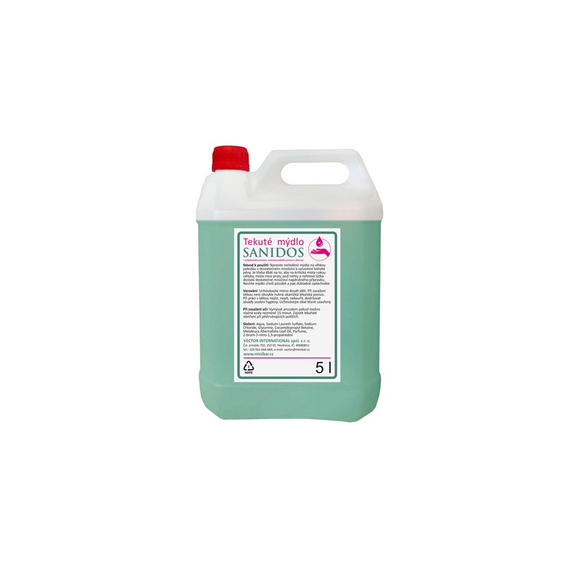 Antibakteriální tekuté mýdlo Sanidos, 5l