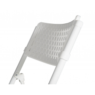 Plastová skládací židle ZOWN ARAN CHAIR - NEW - bílá