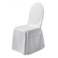 EXCELLENT - potah na židli, Bílá