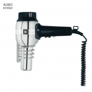 Hotelový pistolový fén ALISEO NOSTALGIE IONIC-DZ 1000W, chrom/černá