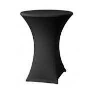 Elastický potah ONYX LITE na koktejlové stoly Ø 80 - 85 cm, černý, 160 g/m2