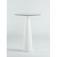 Kavárenský stolek Hopla s kulatou deskou