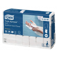 Tork Xpress® papírové ručníky  4/M 2310 ks, 21,2 x 34 cm, 21 bal., Multifold jemné bílé