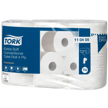 Tork toaletní papír 19 m, 4-vrstvý, Ø 11,9 cm,  42 rolí, (T4) extra jemný