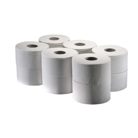 Toaletní papír Tork Advanced T2 v Mini Jumbo roli, návin 170 m, 12 rolí