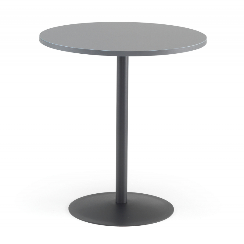 Kavárenský stolek Astrid, Ø700 mm, šedá /černá