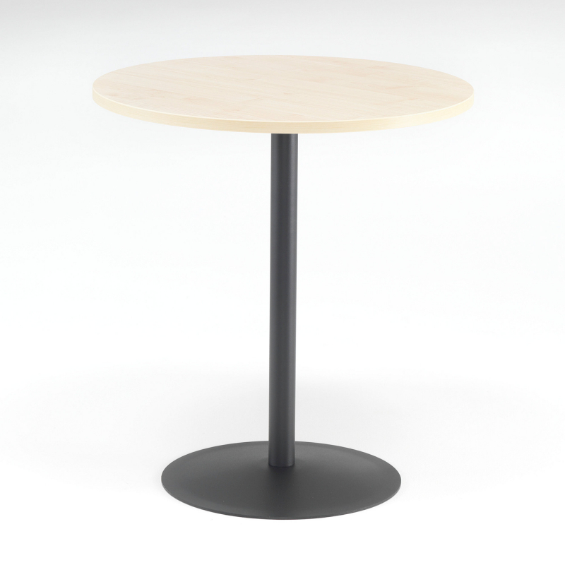 Kavárenský stolek Astrid, Ø700 mm, bříza/černá