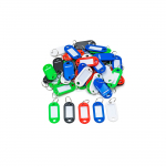 Plastové klíčové visačky v bílé, modré, zelené, červené a černé.


Plastové štítky s kroužkem
S oknem pro popis
Balení po 50 ks

