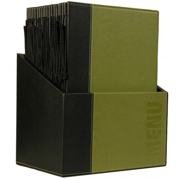 Box s jídelními lístky Securit Trendy - zelená