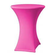 Elastický potah ELAS na koktejlové stoly Ø 70cm + čepice ZDARMA, 180 g/m², Růžová