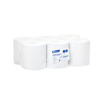 Papírové ručníky v rolích MERIDA OPTIMUM MAXI, 2 - vrstvé, bílé