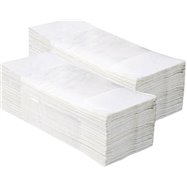 Jednotlivé papírové ručníky EKONOM BÍLÉ, 5000 ks, 1 vrstvé (dříve PZ27)
