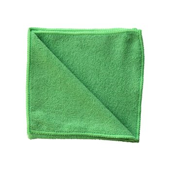 Utěrka z mikrovlákna ECONOMY, zelená, 35x35 cm 