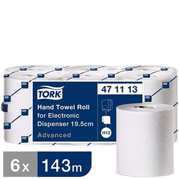 TORK papírové ručníky v roli pro elektronický zásobník – 19,5 cm