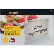 Akrylátový oboustranný A8 rámeček pro vložení plakátku s magnety