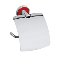 TREND-I: Držák toaletního papíru s krytem, červená