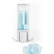 Compactor Edge nástěnný dávkovač mýdla, chrom / ABS plast - bílý, 500 ml