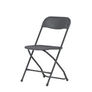 Plastová skládací židle ALEX CHAIR - NEW - šedá