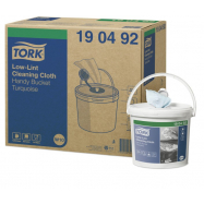 Tork Low-lint čistící utěrka – kbelík s rolí