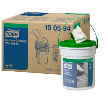 Tork Premium vlhčené utěrky na čištění povrchů (Handy Bucket), návin 15,7 m, 4 ks