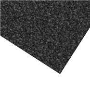 Černá kobercová čistící zóna FLOMA Valeria (Bfl-S1) - délka 50 cm, šířka 100 cm a výška 0,9 cm