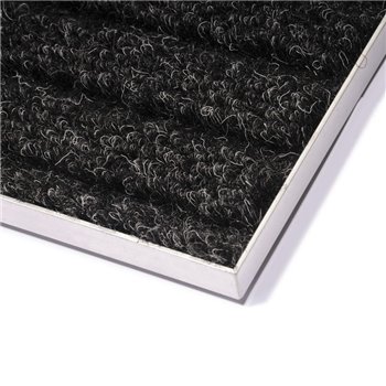Hliníkový rám pro vstupní rohože a čistící zóny 100 x 100 cm FLOMA pro zapuštění do podlahy - šířka 2,5 cm, výška 2,5 cm a tlouš