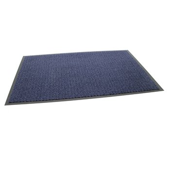Modrá vnitřní čistící vstupní rohož FLOMA Spectrum - délka 90 cm, šířka 150 cm a výška 0,5 cm