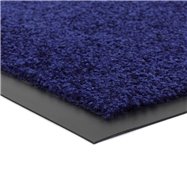 Modrá vnitřní čistící pratelná vstupní rohož FLOMA Twister - délka 60 cm, šířka 80 cm a výška 0,8 cm