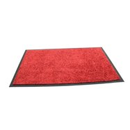 Červená vnitřní čistící pratelná vstupní rohož FLOMA Twister - délka 40 cm, šířka 60 cm a výška 0,8 cm