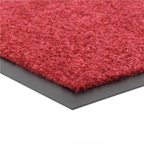 Červená vnitřní čistící pratelná vstupní rohož FLOMA Twister - délka 60 cm, šířka 80 cm a výška 0,8 cm