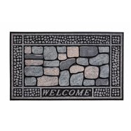 Venkovní čistící vstupní rohož FLOMA Residence Stones Welcome - délka 45 cm, šířka 75 cm a výška 0,9 cm