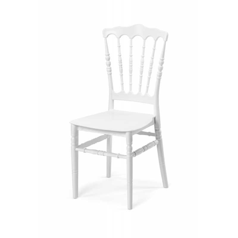Plastová svatební židle NAPOLEON, bílá