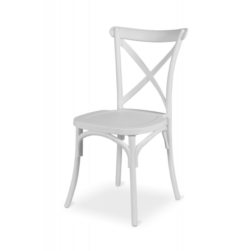 Plastová svatební židle FIORINI, bílá