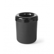 Stolní odpadkový koš/příborník černý, pr.130x(H)160 mm 