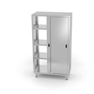 Oboustranná skříň s posuvnými dveřmi, montovaná 800x500x(H)1800