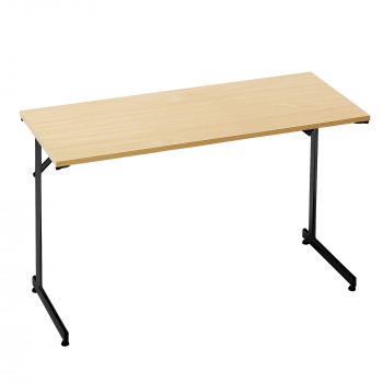 Skládací stůl Claire, 1200x600 mm, buk, černá