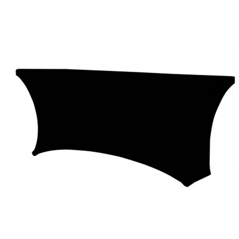 Elastický potah na hranatý cateringový stůl L120, Černá