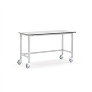 Pojízdný dílenský stůl Motion, 1500x600 mm, šedá deska HPL