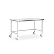 Pojízdný dílenský stůl Motion, 1500x800 mm, šedá deska HPL