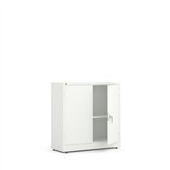 Kovová skříň Style, 1000x1000x400 mm, bílá, bílé dveře