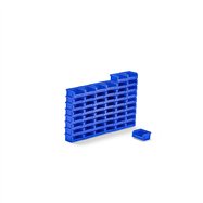 Plastový box Apart, 90x105x55 mm, bal. 50 ks, modrý