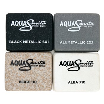 Kuchyňská baterie Aquasanita Eco 2561 Black metallic