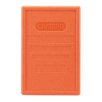 Víko pro termoizolační boxy Cam GoBox® s horním plněním, oranžové, 60 x 40 cm