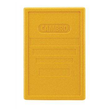 Víko pro termoizolační boxy Cam GoBox® s horním plněním, žluté, 60 x 40 cm