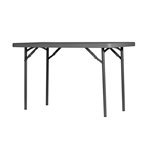 Cateringový skládací stůl L120 je vyroben z oceli s práškovým nástřikem. Deska stolu je vyrobena z vysocehustotního polyetylenu.
Vyroben z oceli s práškovým nástřikemDeska stolu vyrobena z polyetylénuBarva: tmavě šedáMaximální nosnost: 250 kgZÁRUKA: 10 LET