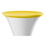Elastický potah (čepice) SANTO na desku stolu Ø 80-85 cm, žlutý