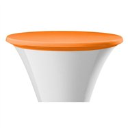 Elastický potah (čepice) SANTO na desku stolu Ø 80-85 cm, oranžový